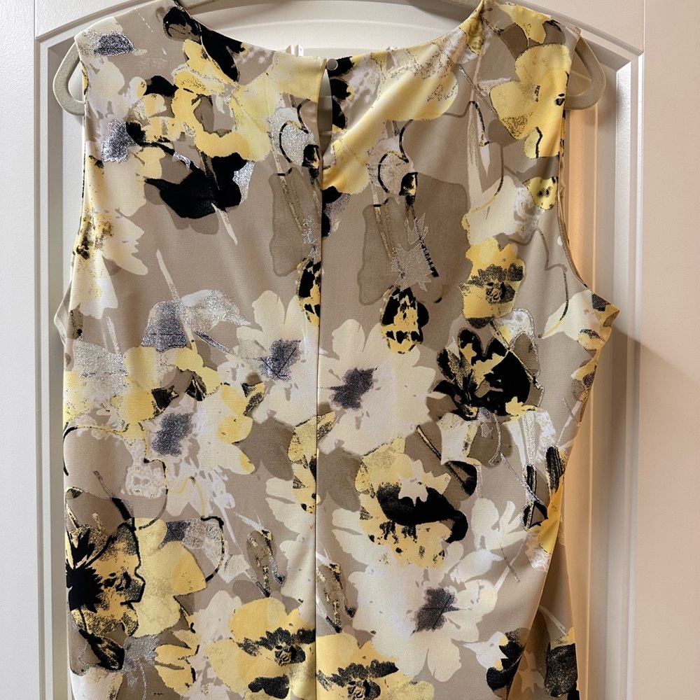 Calvin Klein Sleeveless- Multicolor Blouse - Picture 3 of 3